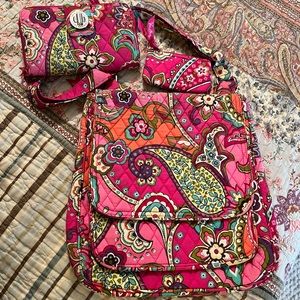 Vera Bradley Crossbody with Wallet and Coin Purse